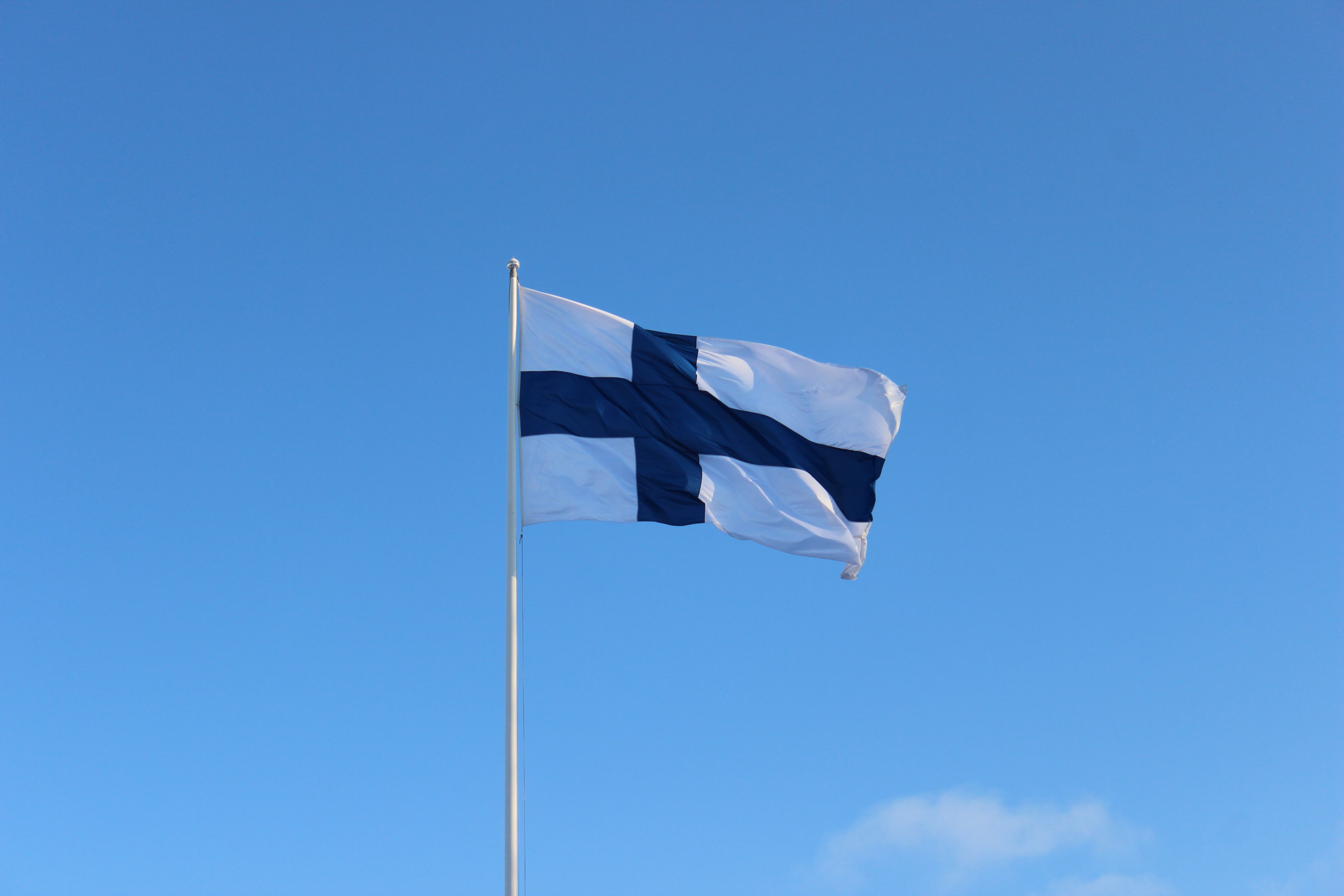 Flag of Finland.